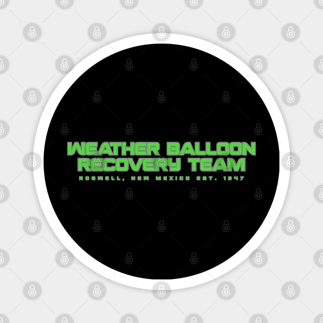 Weather Balloon Recovery Team Magnet by Brightfeather